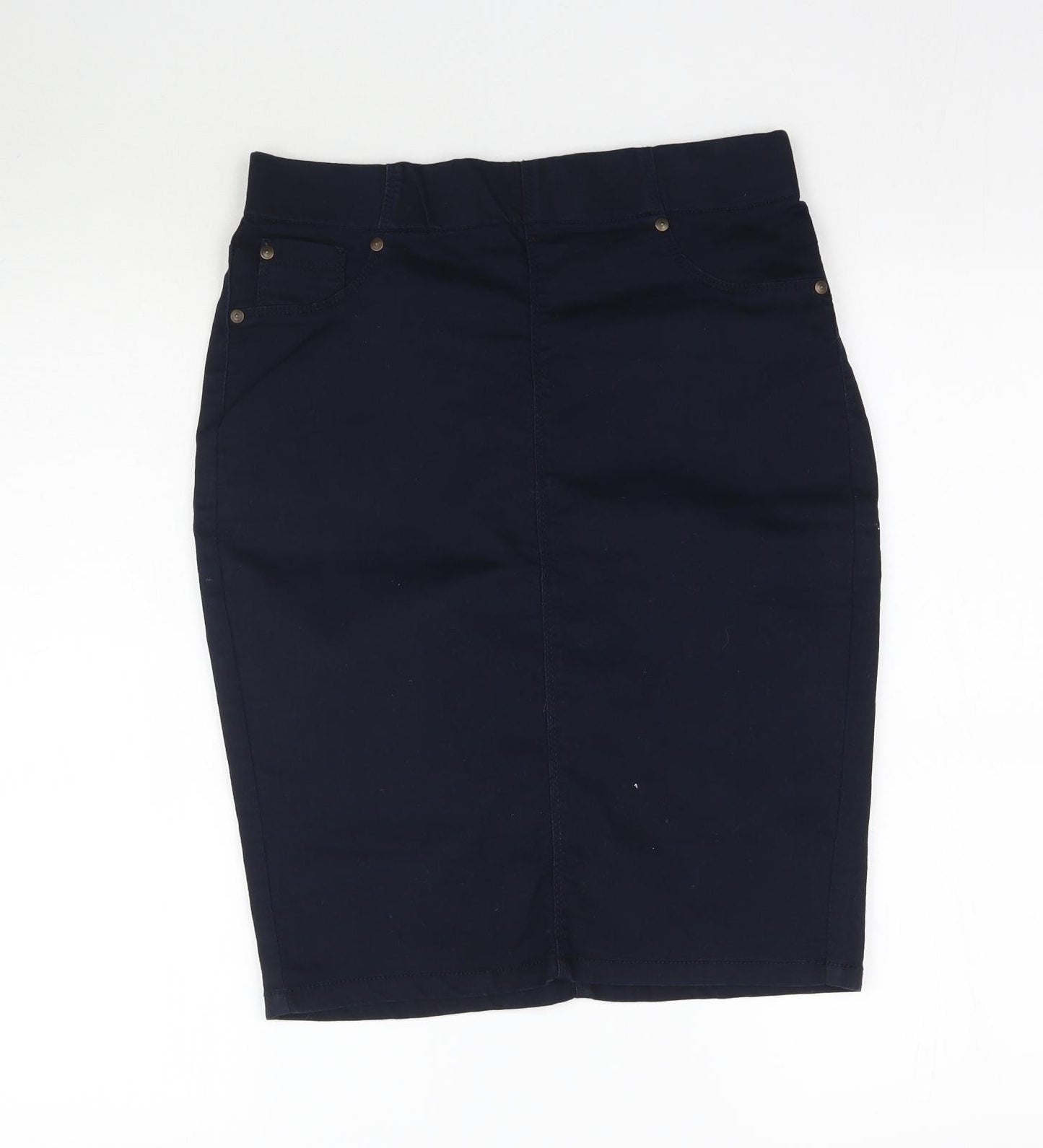 Papaya Womens Blue   Straight & Pencil Skirt Size 12