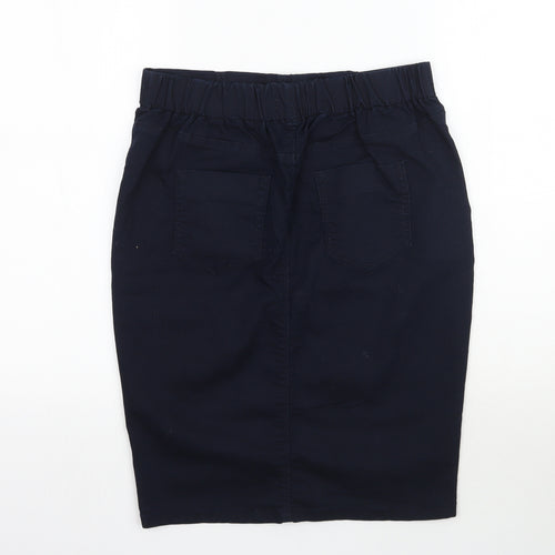 Papaya Womens Blue   Straight & Pencil Skirt Size 12