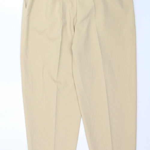 Fashion Extra Womens Beige   Trousers  Size 18 L27 in