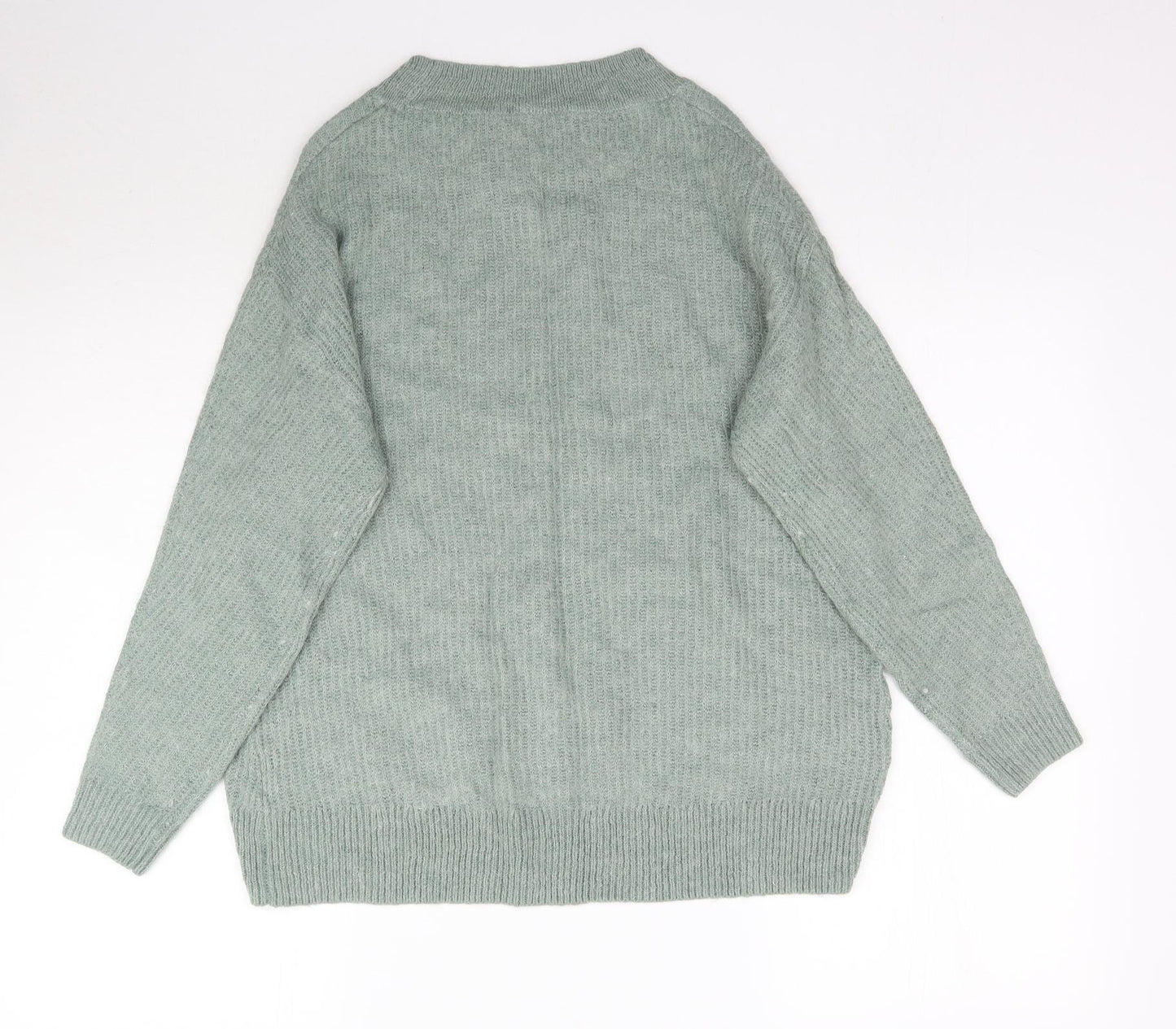 TU Womens Green  Knit Pullover Jumper Size 12