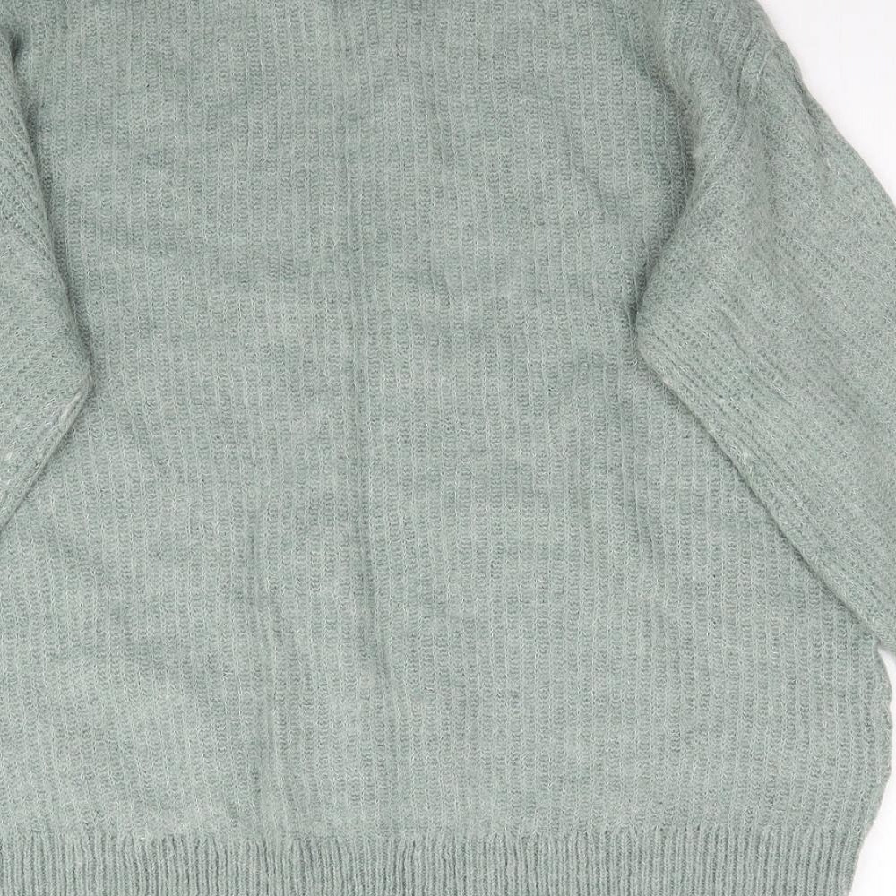 TU Womens Green  Knit Pullover Jumper Size 12