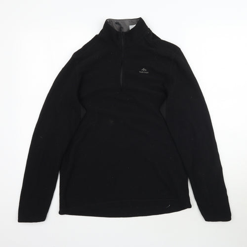DECATHLON Womens Black   Pullover Sweatshirt Size L