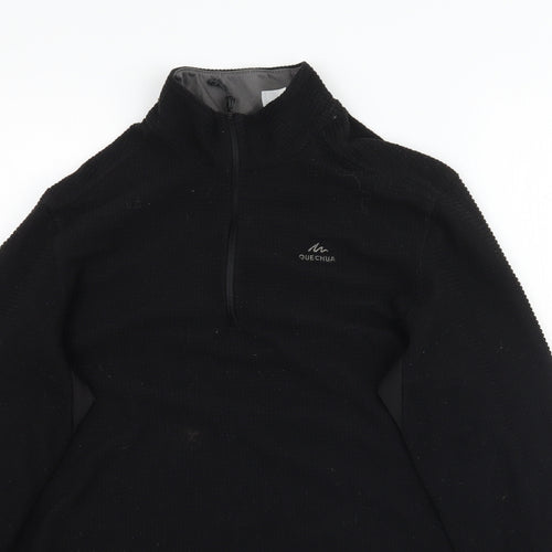 DECATHLON Womens Black   Pullover Sweatshirt Size L