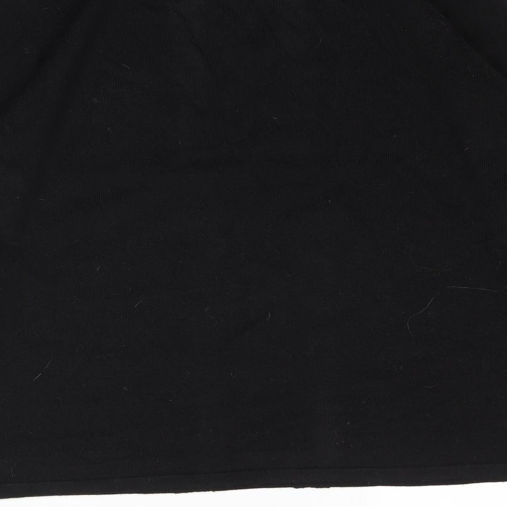 Casamia Womens Black  Knit Pullover Jumper Size M