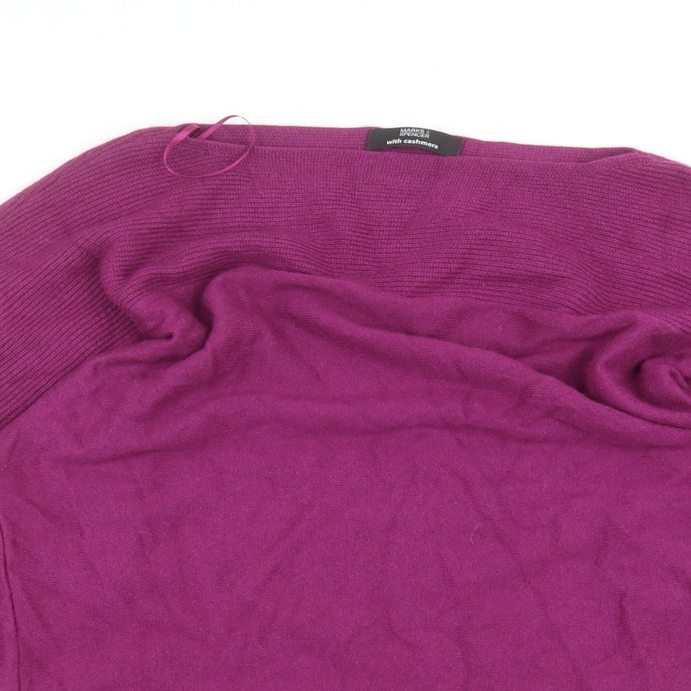 Marks and Spencer Womens Purple   Pullover Jumper Size 12