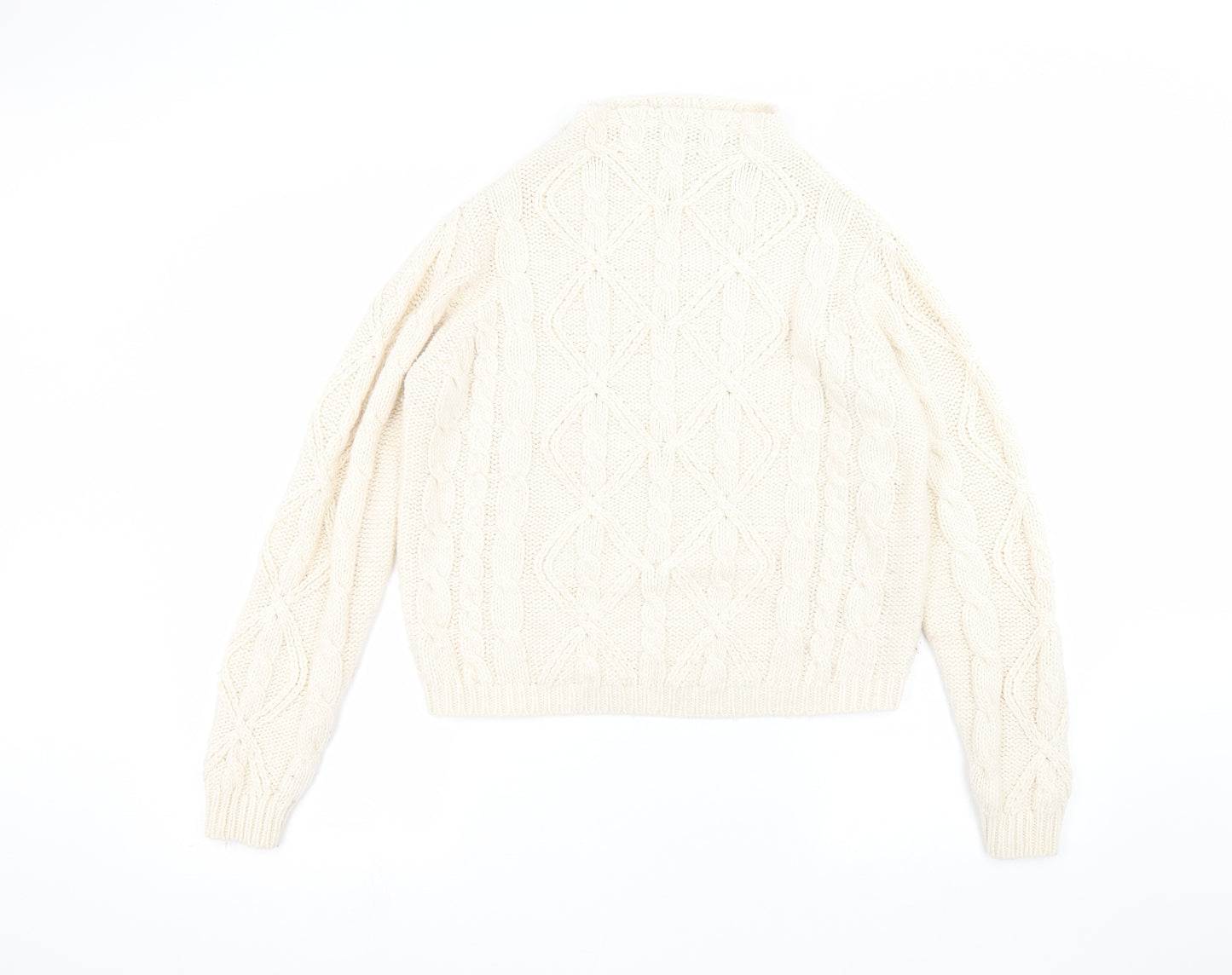 Love knitwear Womens White   Pullover Jumper Size 12