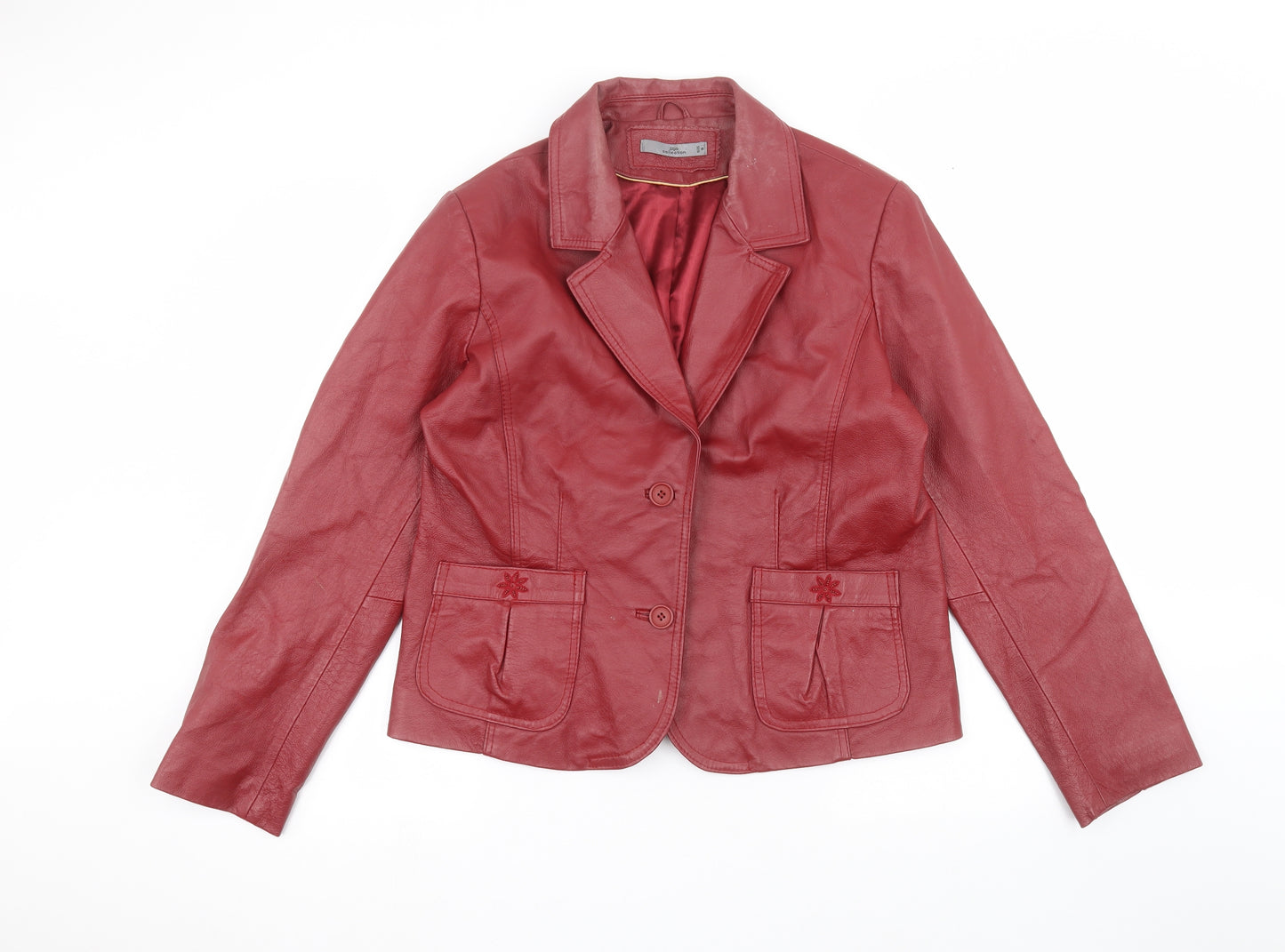 Style Womens Red   Jacket  Size 16