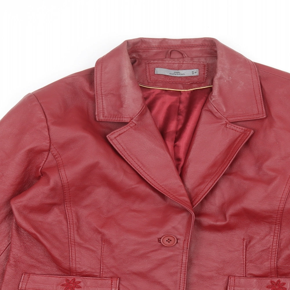 Style Womens Red   Jacket  Size 16