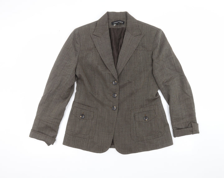 Anne Klein Womens Green Jacket Size 8