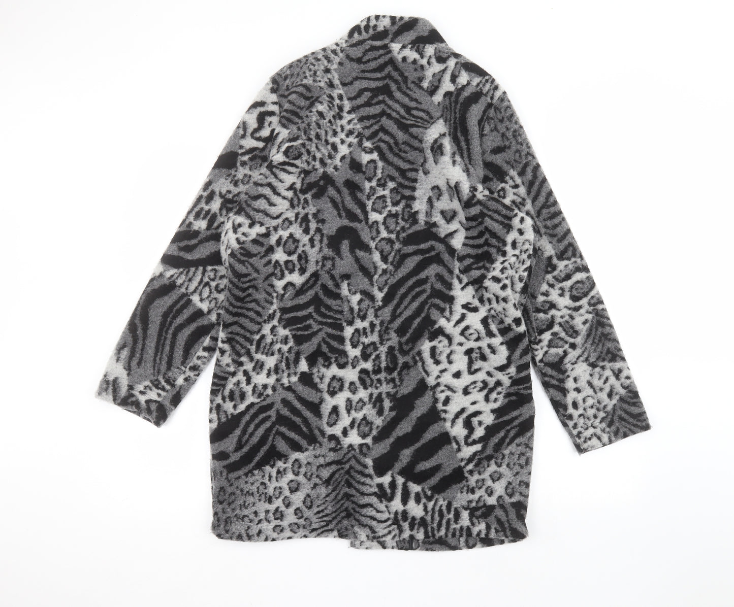 Bonmarché Womens Grey Animal Print  Jacket  Size 12