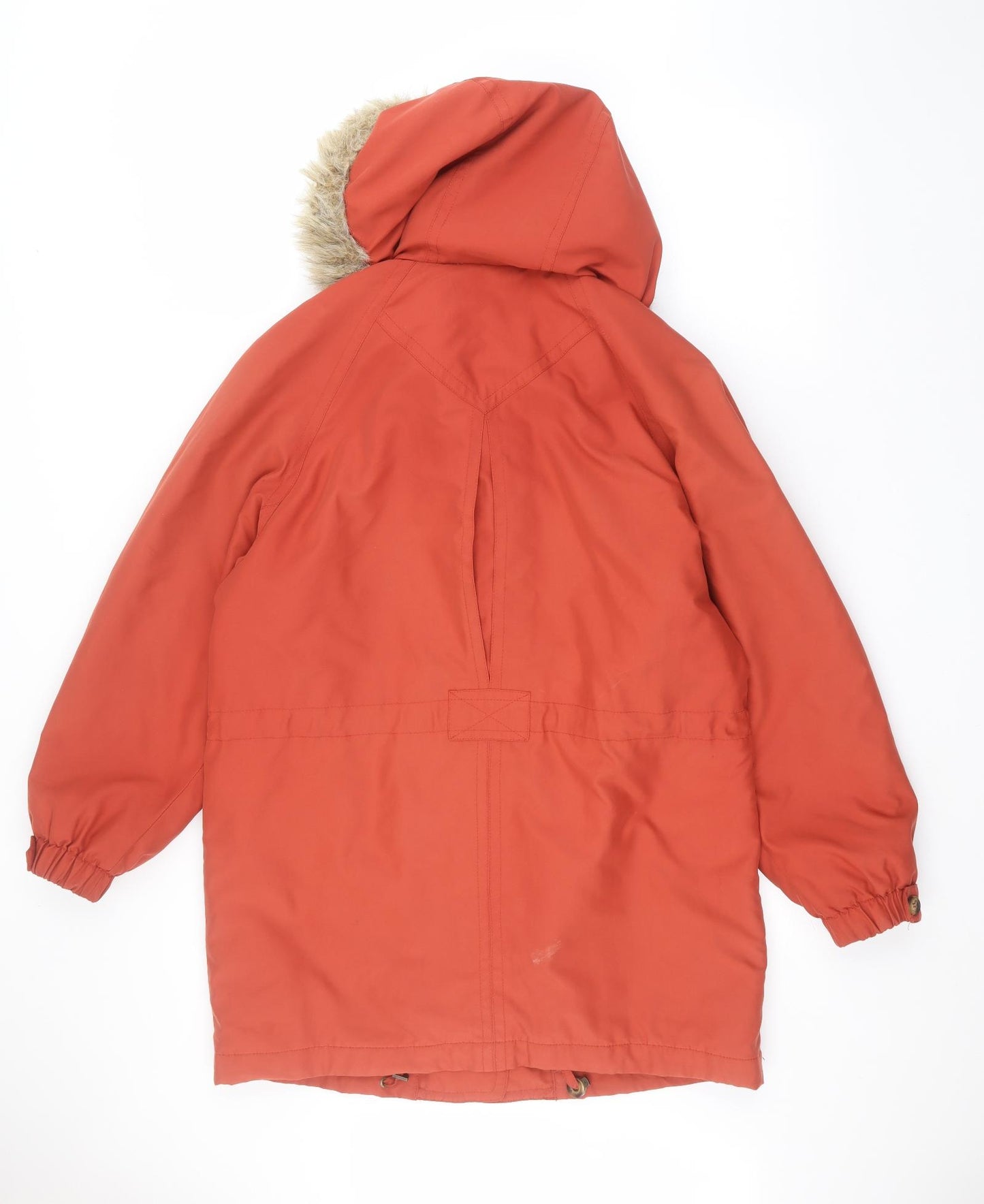 Marks and Spencer Womens Orange   Parka Coat Size 10