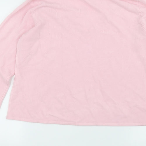 Debbie Morgan Womens Pink   Basic T-Shirt Size XL
