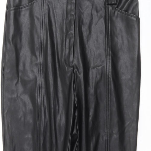 F&F Womens Black   Trousers  Size 16 L27 in