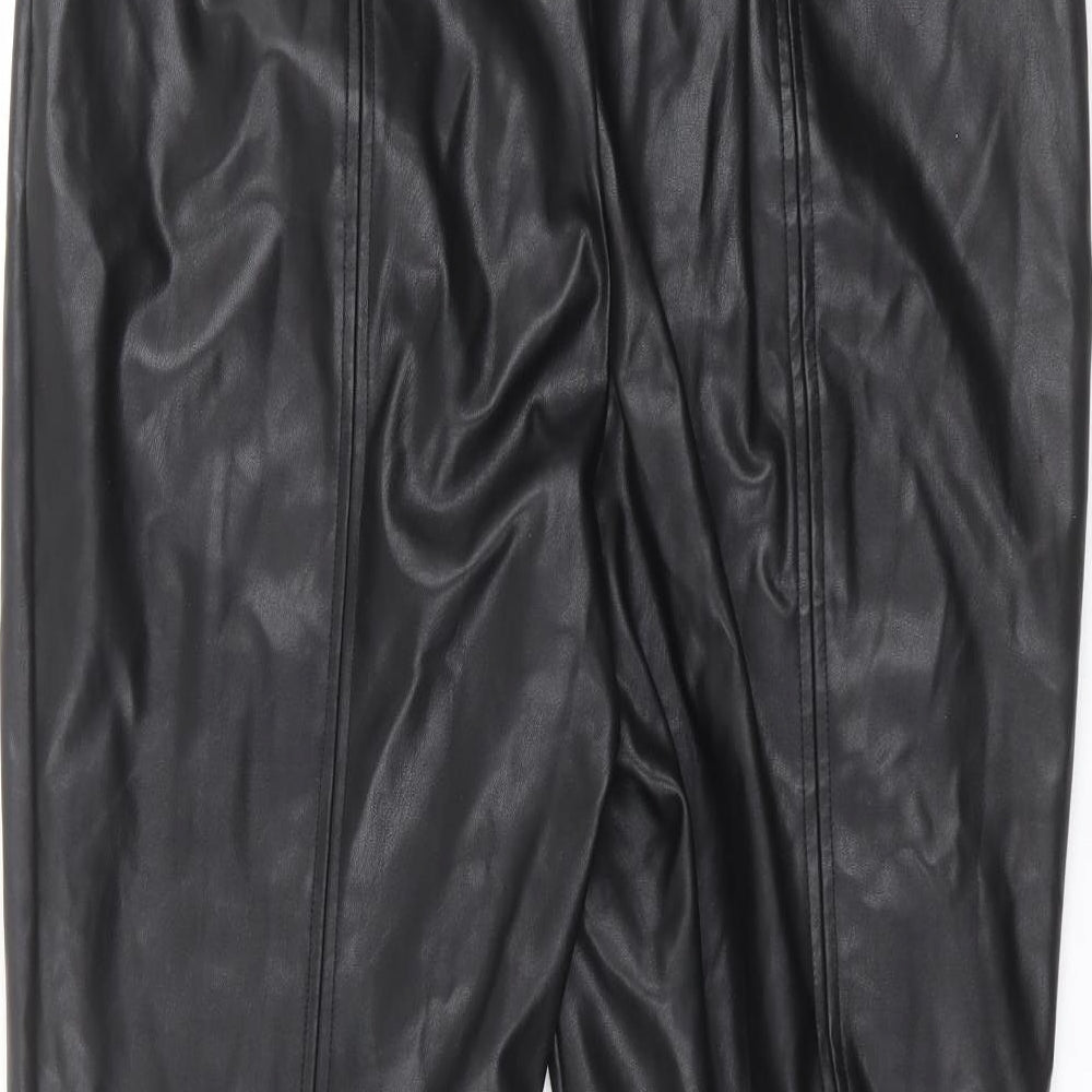 F&F Womens Black   Trousers  Size 16 L27 in