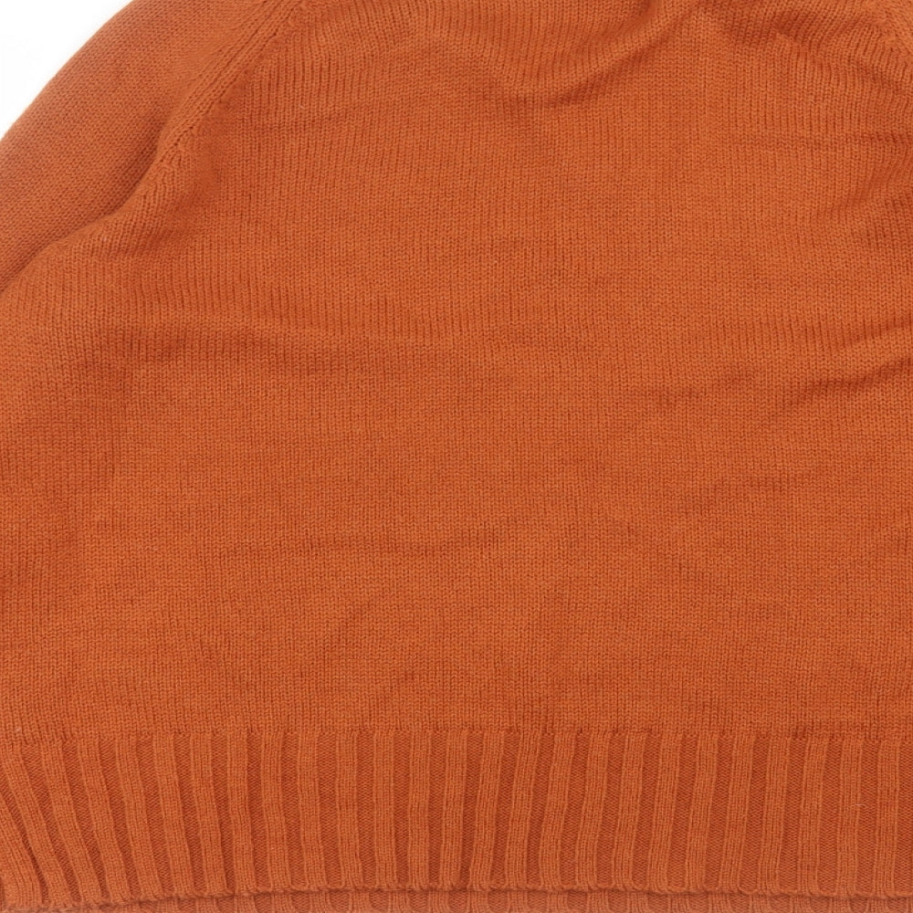 NEXT Womens Orange   Pullover Jumper Size L
