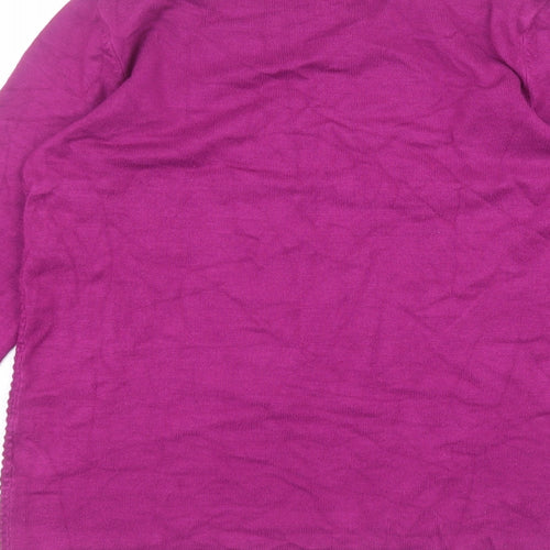 M&Co Womens Purple   Pullover Jumper Size 10