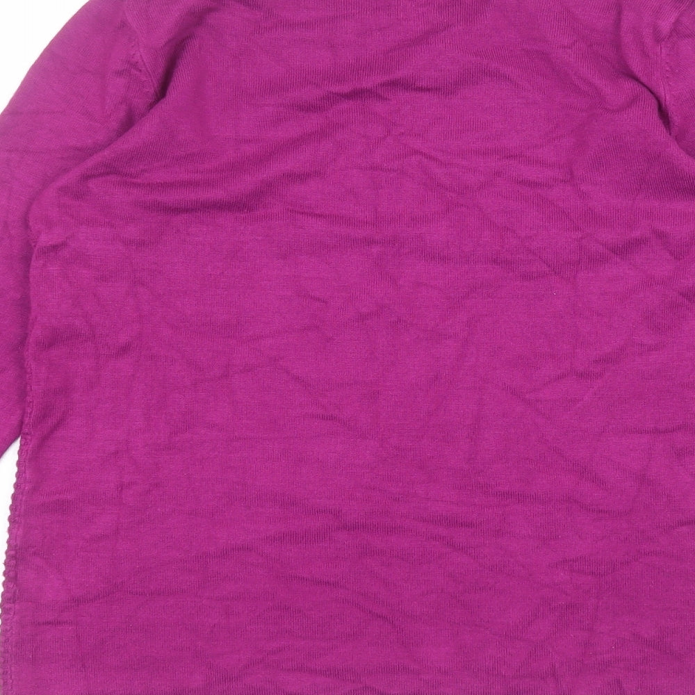 M&Co Womens Purple   Pullover Jumper Size 10