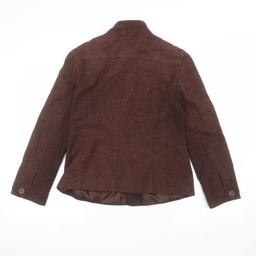 M&Co Womens Brown   Jacket  Size 10