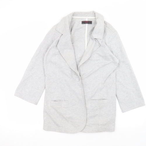 New Look Womens Grey   Jacket  Size 10