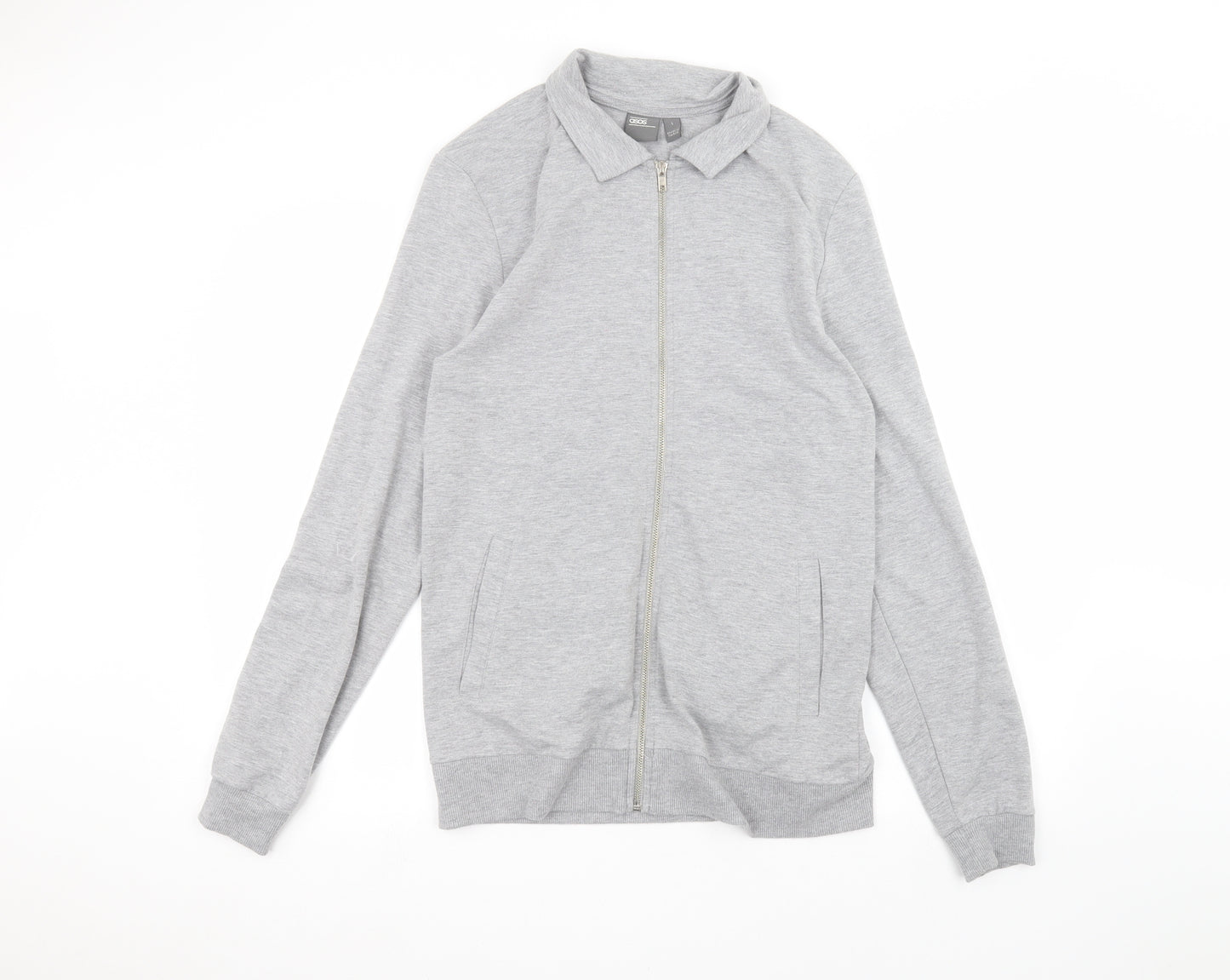 ASOS Womens Grey   Full Zip Jumper Size L