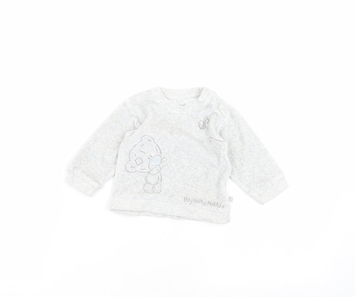 Marks and Spencer Baby Grey   Pullover Jumper Size 3-6 Months