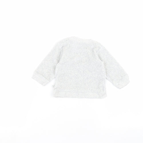 Marks and Spencer Baby Grey   Pullover Jumper Size 3-6 Months