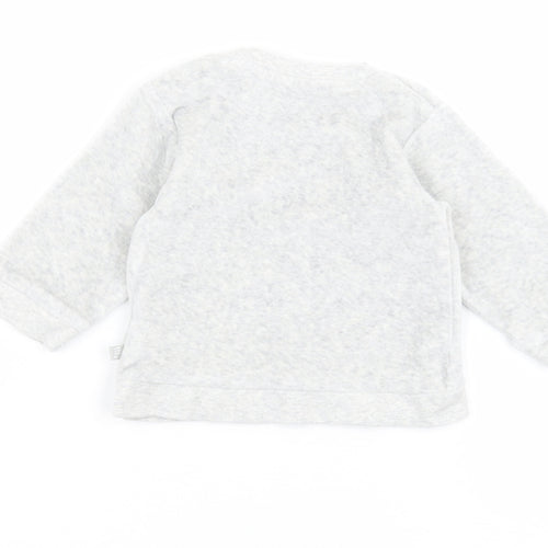Marks and Spencer Baby Grey   Pullover Jumper Size 3-6 Months