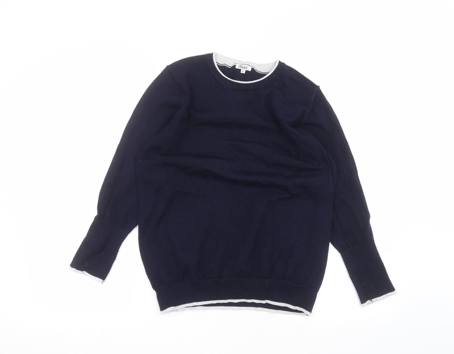 //text Womens Blue   Basic T-Shirt Size M