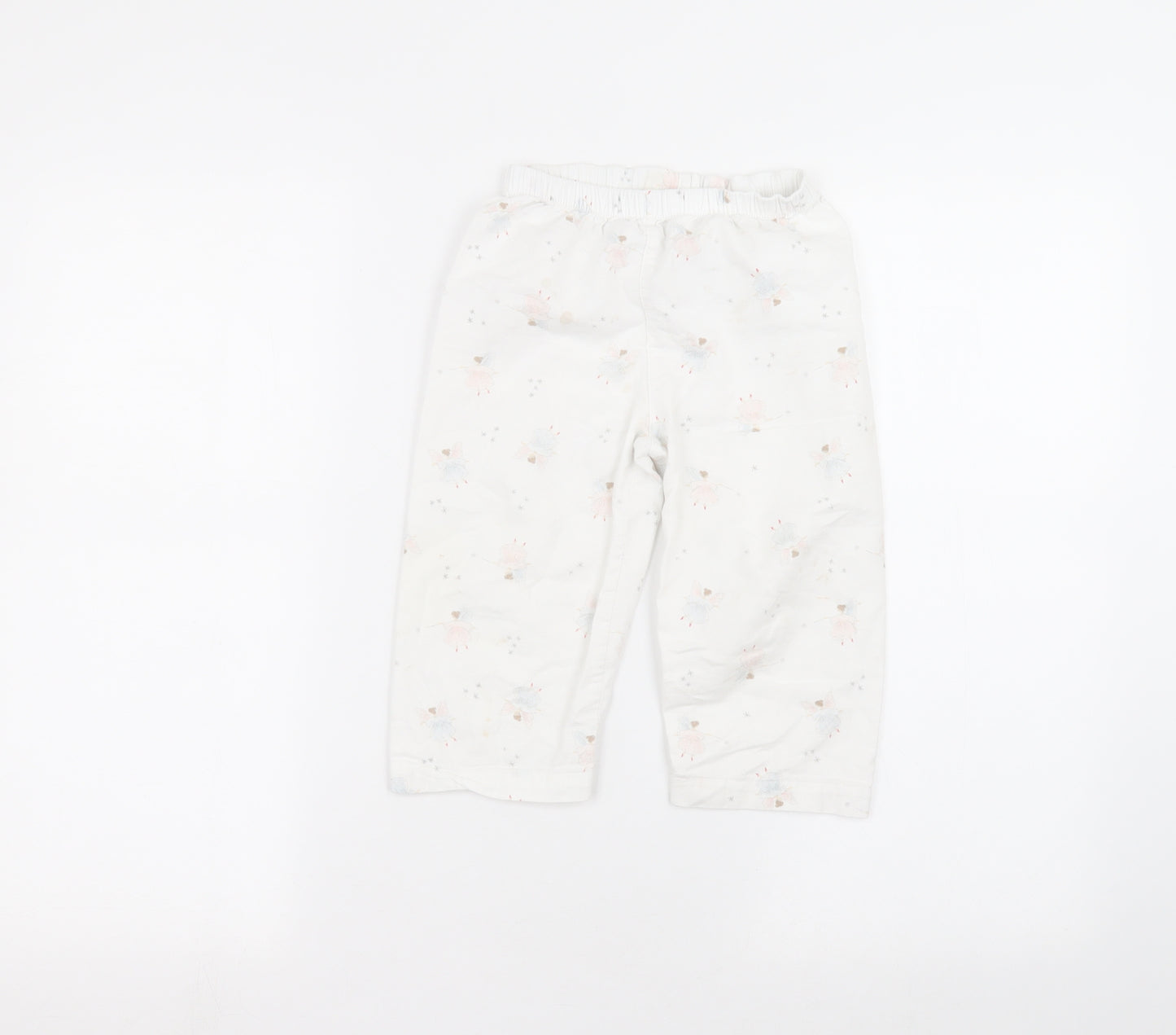 Preworn Baby White   Sweatpants Trousers Size 18-24 Months