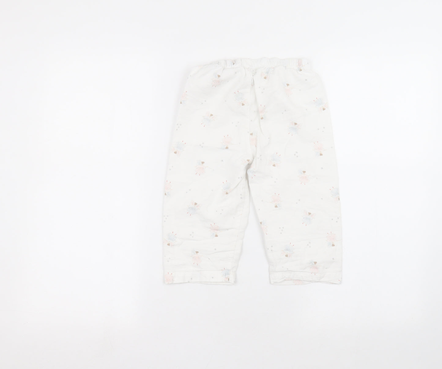 Preworn Baby White   Sweatpants Trousers Size 18-24 Months