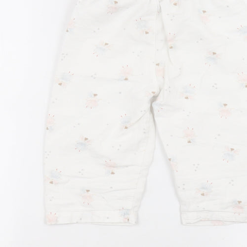 Preworn Baby White   Sweatpants Trousers Size 18-24 Months