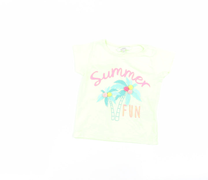 E-vie Baby Green Basic T-Shirt Size 18-24 Months