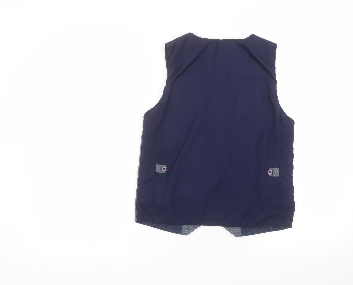 M&Co Boys Blue   Jacket Waistcoat Size 11-12 Years