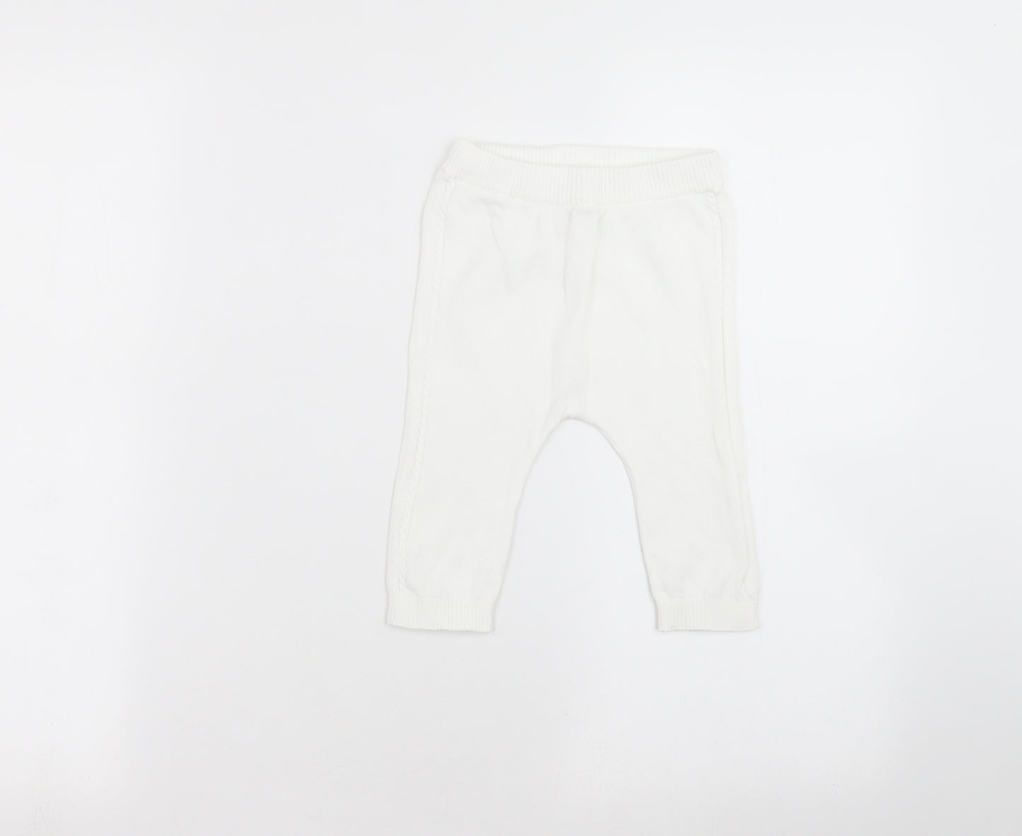 TU Baby White   Sweatpants Trousers Size 6-9 Months