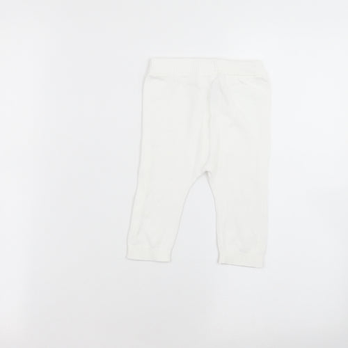 TU Baby White   Sweatpants Trousers Size 6-9 Months
