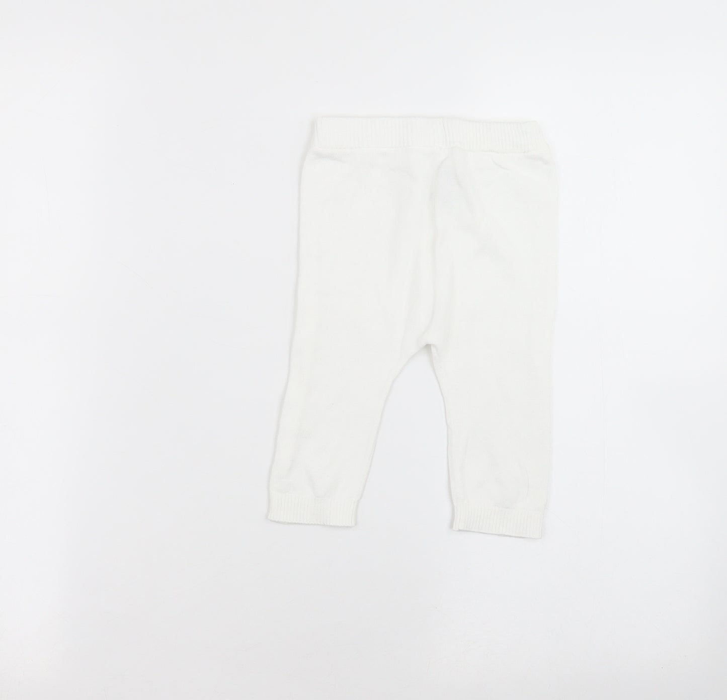 TU Baby White   Sweatpants Trousers Size 6-9 Months