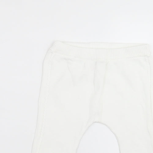 TU Baby White   Sweatpants Trousers Size 6-9 Months