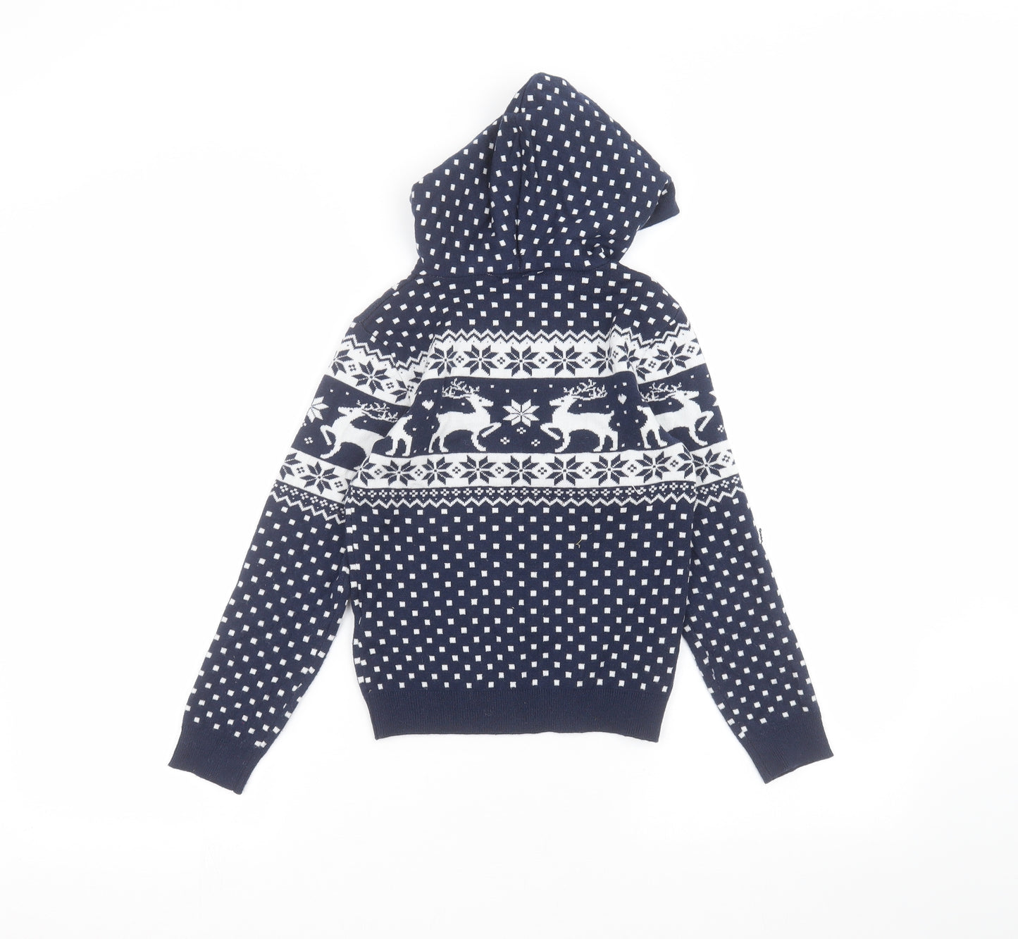 Primark Boys Blue   Pullover Hoodie Size 8-9 Years