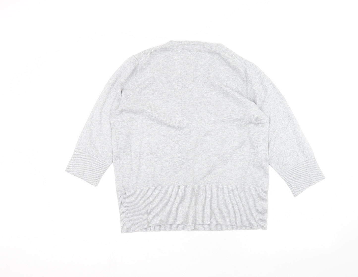Marks and Spencer Womens Grey   Cardigan Jumper Size 16