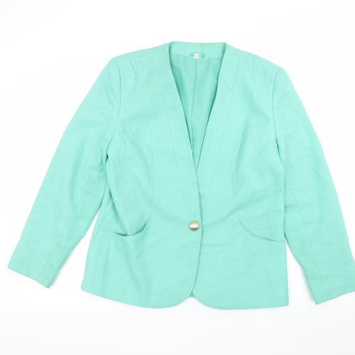 Avenue Womens Green   Jacket  Size 12