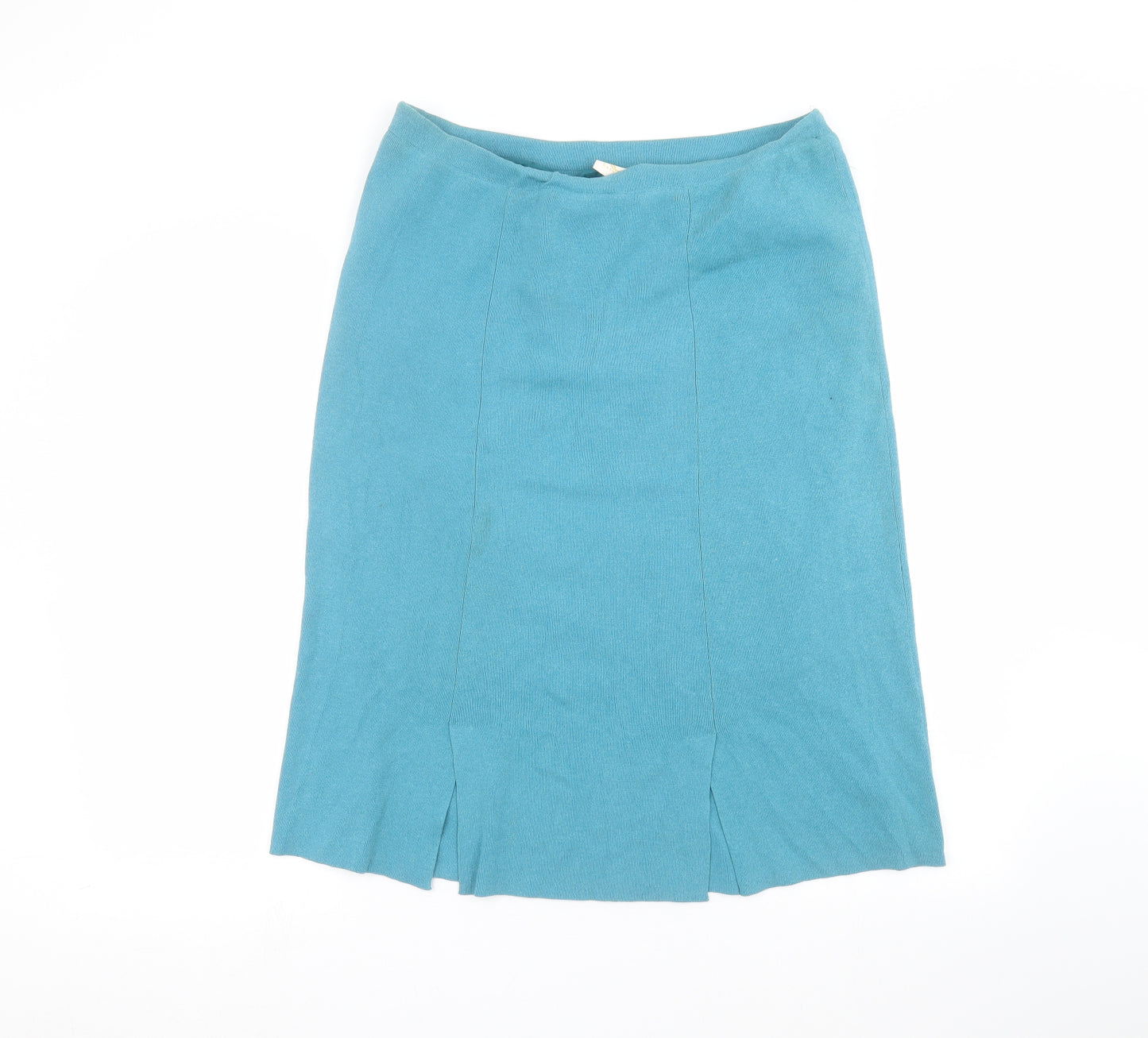 Country Casuals Womens Blue   A-Line Skirt Size L