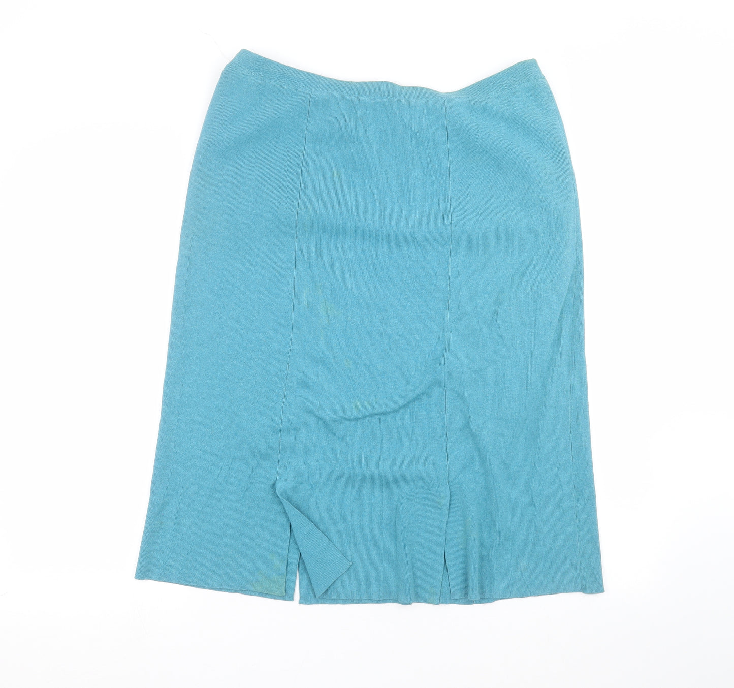 Country Casuals Womens Blue   A-Line Skirt Size L