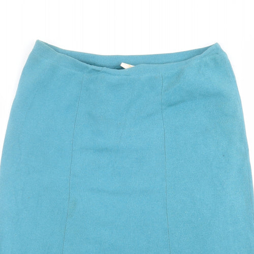 Country Casuals Womens Blue   A-Line Skirt Size L