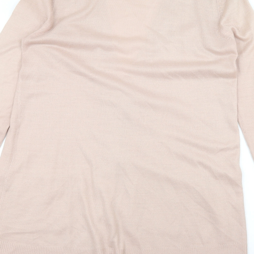 H&M Womens Beige   Cardigan Jumper Size M