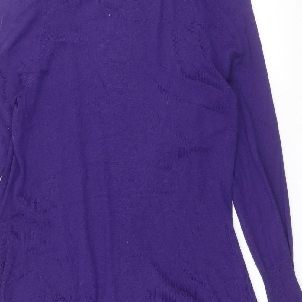 Marks and Spencer Womens Purple   Cardigan Jumper Size 18