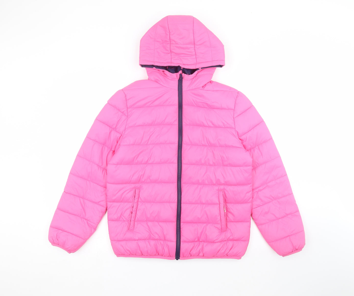 George Girls Pink   Puffer Jacket Coat Size 12-13 Years