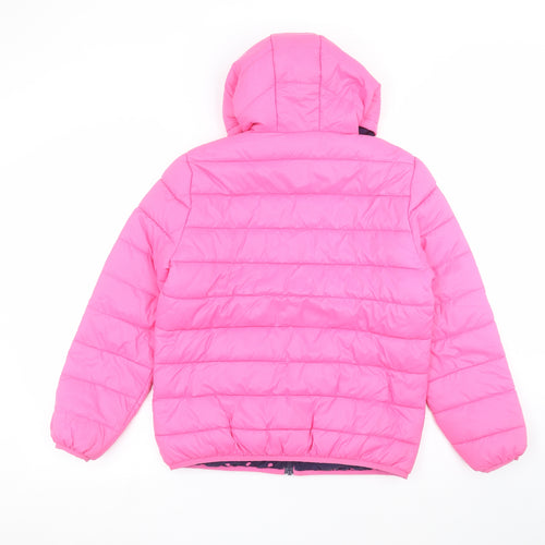 George Girls Pink   Puffer Jacket Coat Size 12-13 Years