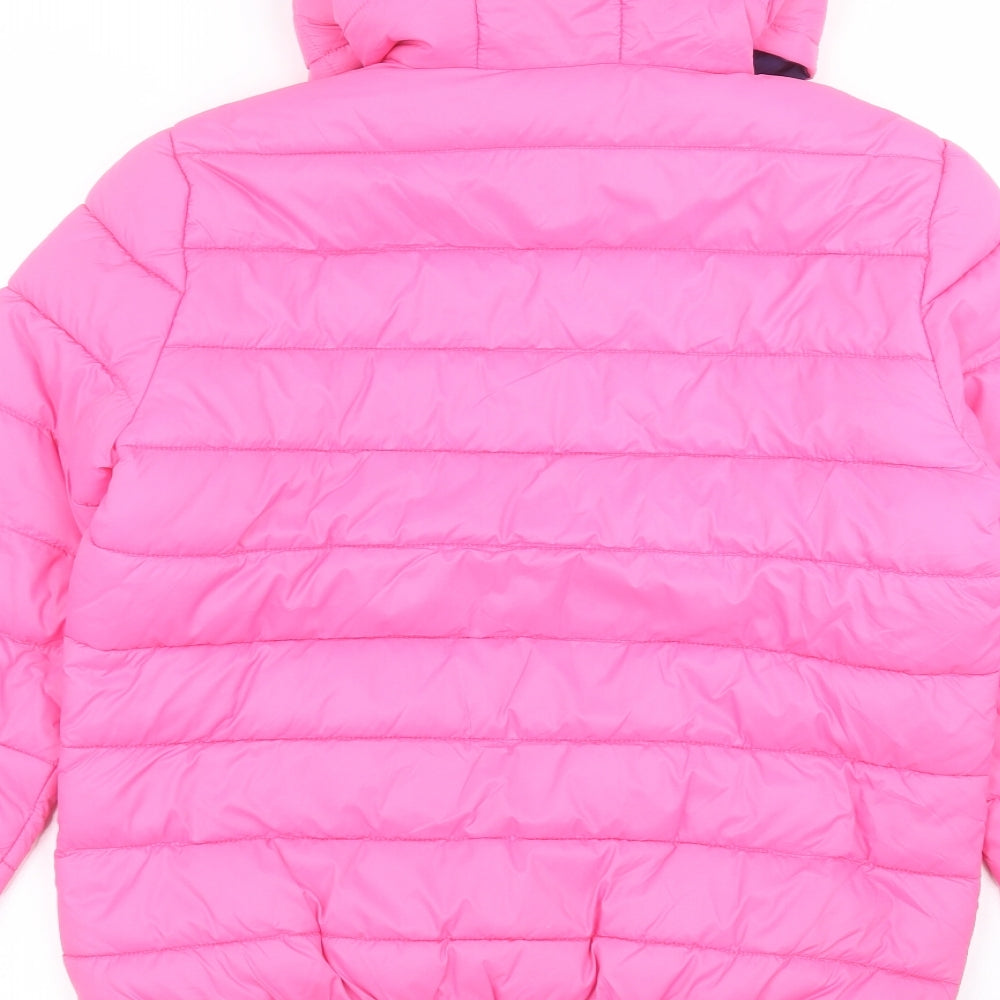 George Girls Pink   Puffer Jacket Coat Size 12-13 Years