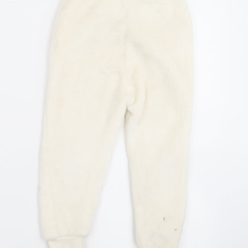 George Girls White   Sweatpants Trousers Size 2-3 Years