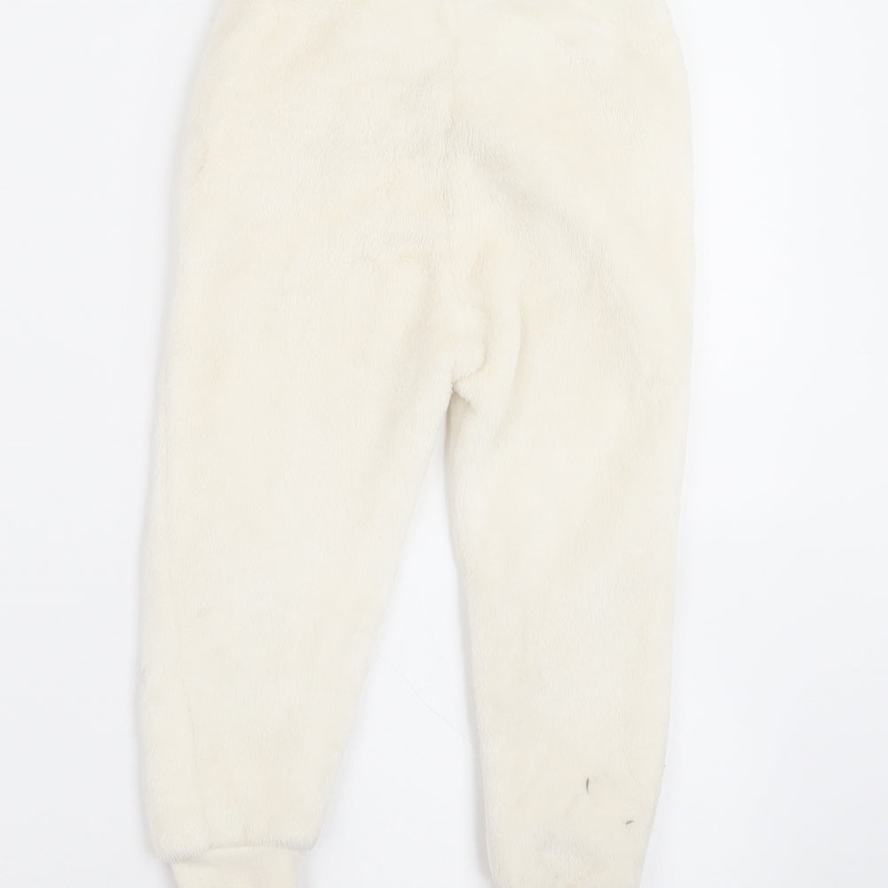 George Girls White   Sweatpants Trousers Size 2-3 Years